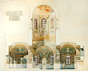 Design for a church on the Medvednikova estate