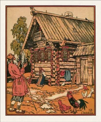 Illustration to the The Tale of the Fisherman and the Fish, 1933