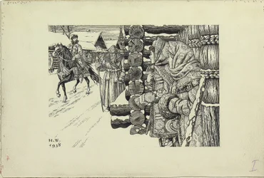 Moscow Street in the 16th Century