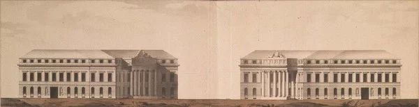 Plan for the square in front of the Admiralty, c.1770