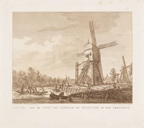 View of the Pont in Leerdam and Heukelum in the Distance