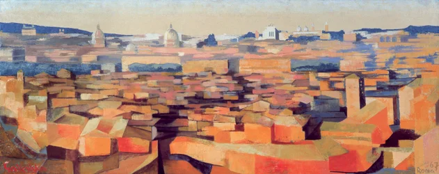 Rome, View from the Spanish Academy on the Gianicolo, Dusk, 1968