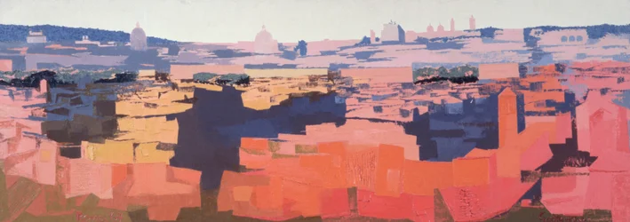 Rome, View from the Spanish Academy on the Gianicolo, Sunset, 1968