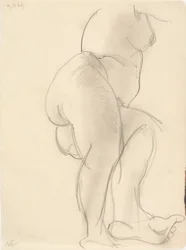 Female Model, Lying Down