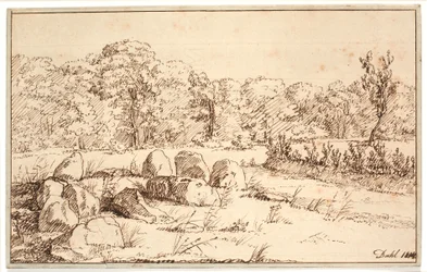 Landscape with Remains of a Dolmen
