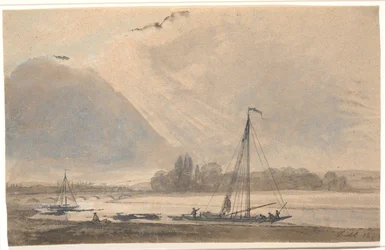 View of the Elbe Near Dresden