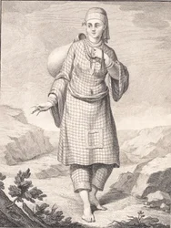 An Arab Woman Fetching Water