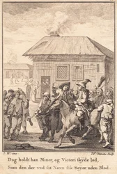 The Bailiff on Horseback, Leading the Anholt Army