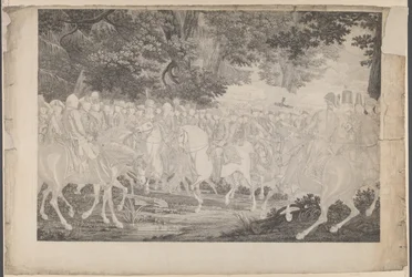 Frederick the Great Riding Home After a Review at Potsdam
