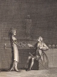 Niels Klim in the Anatomy Chamber