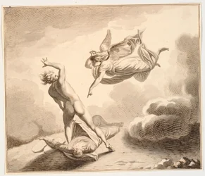 Archangel Michael and Satan Struggle Over the Body of Moses