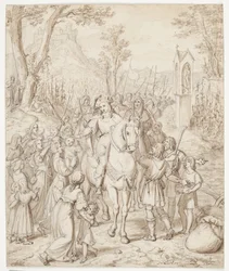 Valdemar the Great on the Journey to the Meeting with Frederick Barbarossa