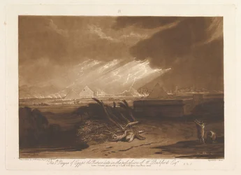 The Fifth Plague of Egypt Liber Studiorum, part III, plate 16, June 10, 1808