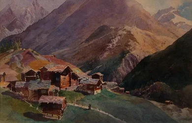 Zermatt from Platten