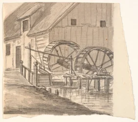 Mill Wheel and Part of a Mill