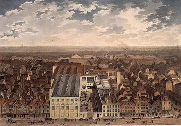 A View of the Genuine Beer Brewery, Golden Lane, published by R. Cribb