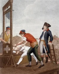 Maximilien Marie Isidore de Robespierre at the Guillotine