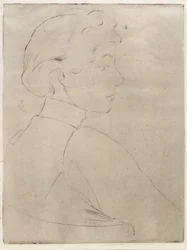 Large Head in Profile