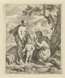 Achilles Taught by Chiron