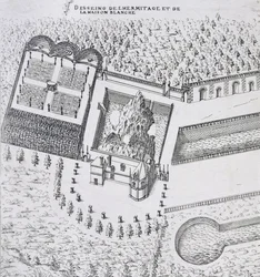 The Hermitage and the Maison Blanc at the Chateau de Gaillon, from 