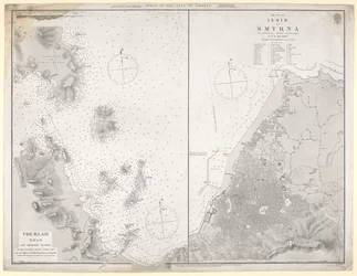 Chart of the ports in the Gulf of Smyrna