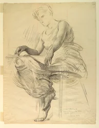 The Morse Code, Study for Manufactures and Liberal Arts Building, World