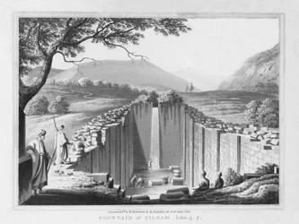Fountain of Siloam. John. 9.7., 1830