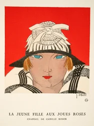 The Young Girl with Pink Cheeks, from a Collection of Fashion Plates