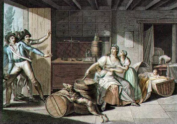 Episode of the Vendean war: a young woman