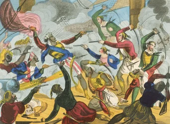 Turks Attacking Greek Corsairs