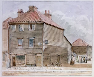 View of an Old House in High Street, Lambeth