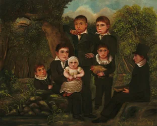 Abraham Clark and His Children