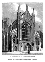 North West View of Winchester Cathedral