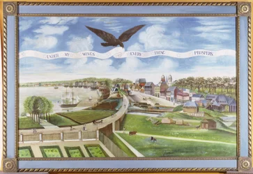 View of New Orleans from the Plantation of Marigny, 1803