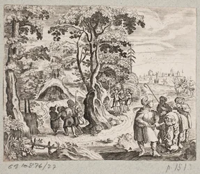 Illustration for Adam Olearius, “Persianischer Rosenthal von einem Sinnreichen Poeten Schich Saadi...” Schleswig 1660