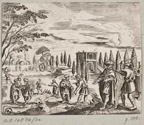 Illustration to Adam Olearius, 