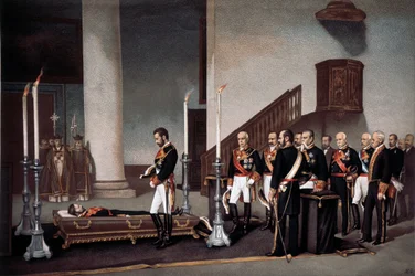King Amedeo I in Front of General Prim