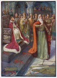 The Royal Poet at the Coronation of King Alexander III of Scotland, Scone, 1249