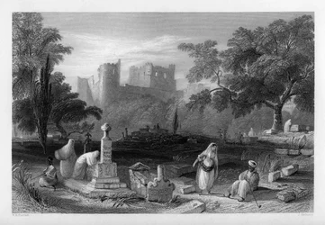 A Turkish Burial Ground at Sidon, Lebanon, 1841
