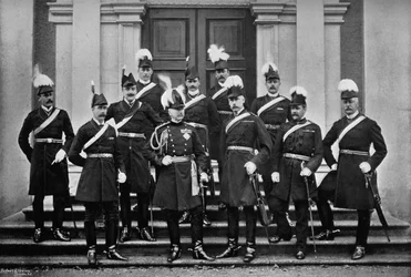 Lord Wolseley and the Headquarters Staff in Ireland