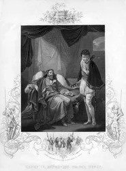 Henry IV Reproving Prince Henry