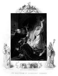The Martyrdom of Archbishop Cranmer, 1556, 1877