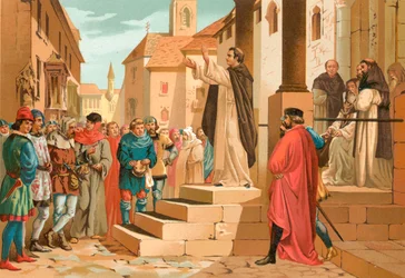 Albert the Great Preaching in Paris