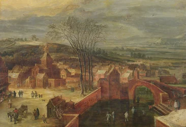 Landscape with Skaters
