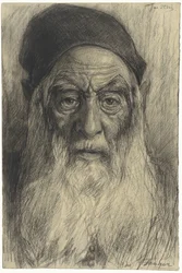 Head of an Old Man with Beard, in Tangier
