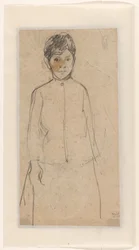 Sketch of a Standing Girl