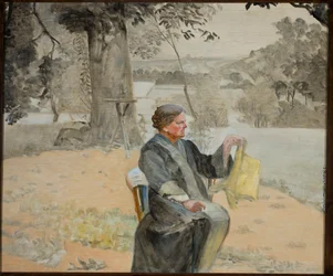 Portrait of Sister Helena in the Garden