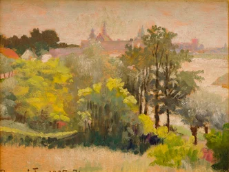 View of Kraków from Zwierzyniec