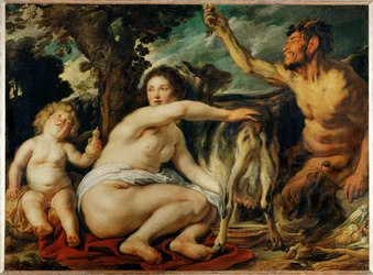 The Child Jupiter Nursed by the Goat Amalthea