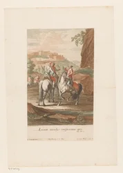 Riders Choosing a Good Location for the Battle